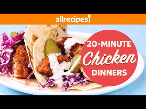 7 Easy Chicken Dinners That Can Be Made in 20 Minutes or Less ?| Wings, Enchiladas, Tacos, and more!