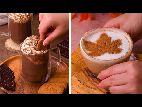 Pumpkin spice up your life with these cozy autumn beverages! ☕🍂
