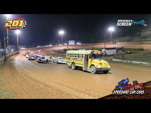 #1 Veronica McCann - Crate Late Model -  201 Speedway 8-16-25 In-Car-Camera - dirt track racing video image