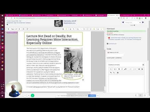 How to Create a Screencast of Writing Feedback Using Moodle and Loom