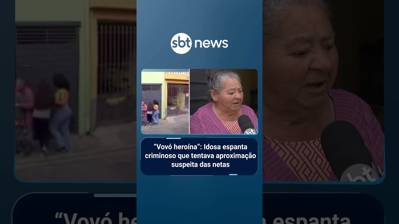 “Vovó heroína”: Idosa espanta criminoso que tentava aproximação suspeita das netas