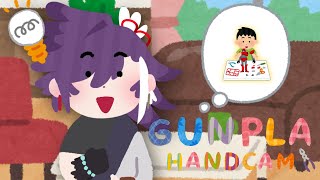 【GUNDAM】Let's build Gundam's gMS-Ω GQuuuuuuX  HG model kit!【HANDCAM】