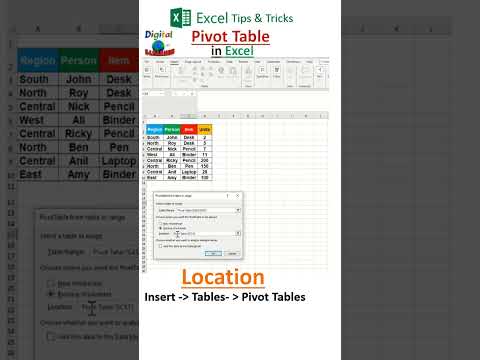 Pivot Table Excel 💪 #excel #exceltricks #exceltips #exceltipsandtricks #exceltipstricks