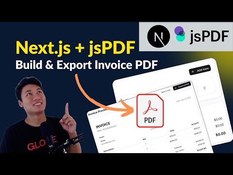 Build an Invoice Generator with Next.js & PDF Download (jsPDF + shadcn UI)