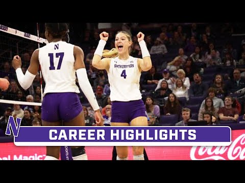 Career Highlights: Northwestern OH Maddy Chinn | Northwestern Volleyball