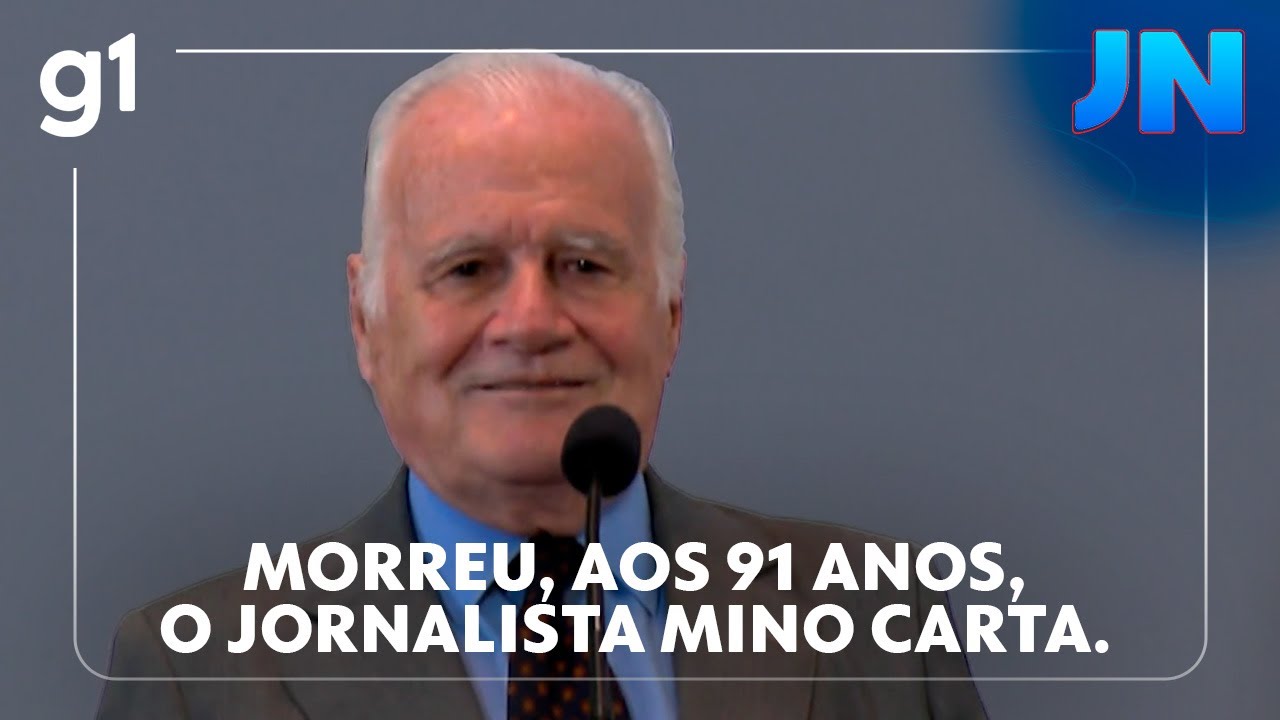 JN Corpo do jornalista Mino Carta é enterrado em São Paulo