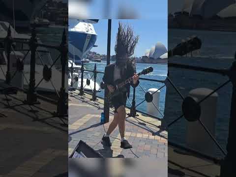 AC/DC - Live Wire by Angus Young Street Performer!