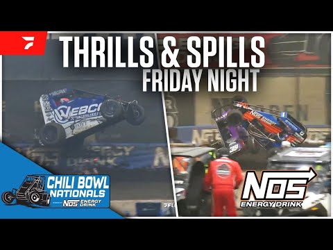 Friday Thrills &amp; Spills | 2025 Chili Bowl Nationals - dirt track racing video image