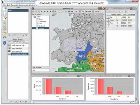 Free territory design and mapping software - Open Door Logistics Studio
