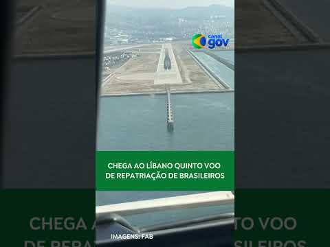 CHEGA AO BRASIL QUINTO VOO DE REPATRIAÇÃO #libano #governofederal #israel #guerra