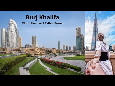 Burj Khalifa World Tallest Building – Burj Park Dubai – Fountain Show Night View – Daily Vlog #3