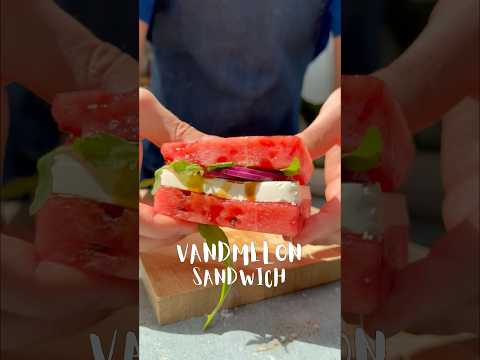 Vandmelon sandwich - nem og lækker sommersnack