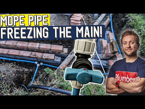 Hot to Install MDPE Water Main | Freezing Kit pipe | On the Job