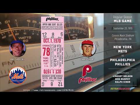 New York Mets vs Philadelphia Phillies - Radio Broadcast video clip