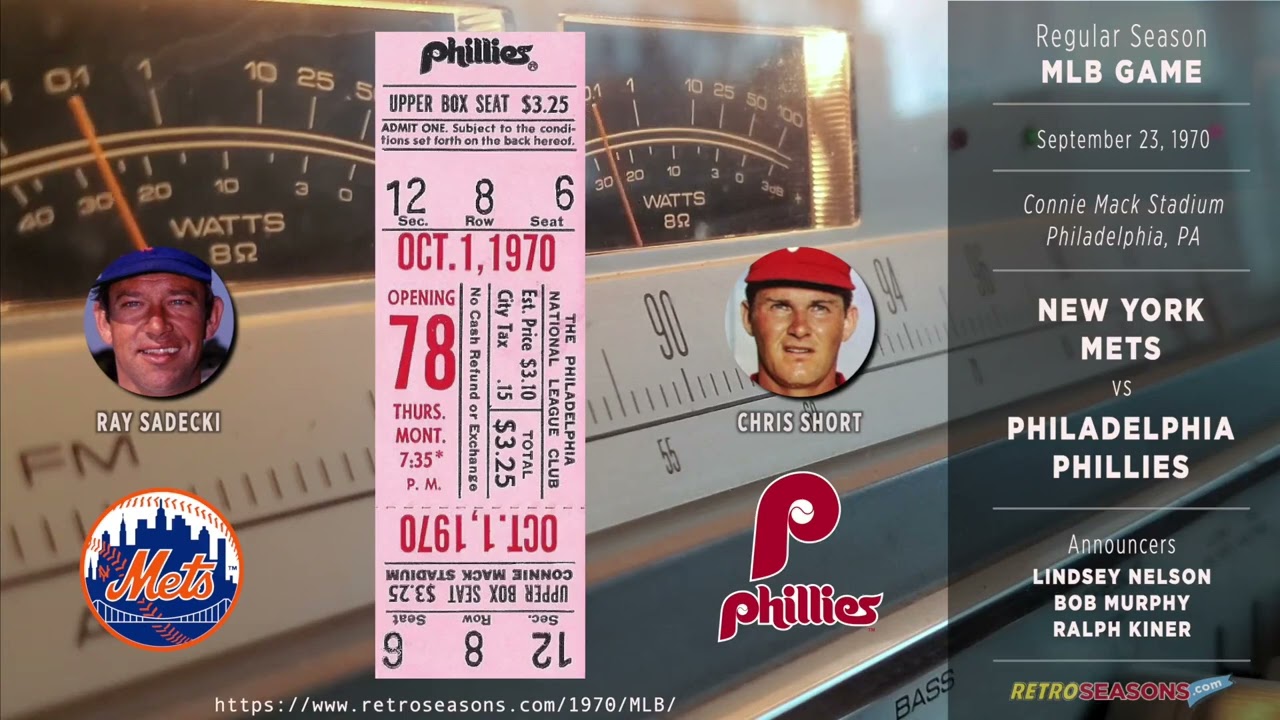 New York Mets vs Philadelphia Phillies - Radio Broadcast video clip