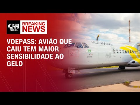 Voepass: Avião que caiu tem maior sensibilidade ao gelo | CNN NEWSROOM