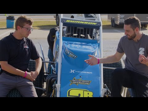 𝑰𝑵𝑻𝑬𝑹𝑽𝑰𝑬𝑾: Jake Swanson's New Road for the 2024 USAC Season - dirt track racing video image