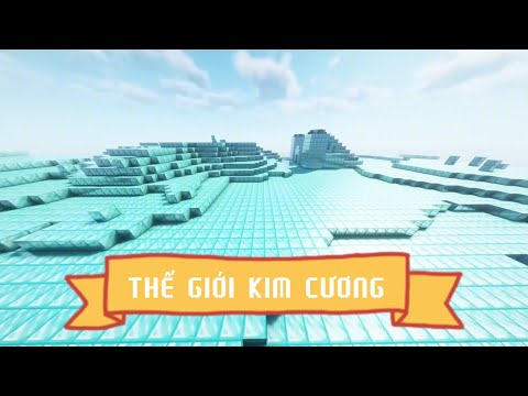 Minecraft sinh tồn bất ổn trong thế giới kim cương 🤣