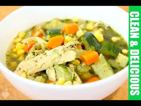 Immunity Boosting Green Chicken + Veggie Soup Recipe - UCj0V0aG4LcdHmdPJ7aTtSCQ