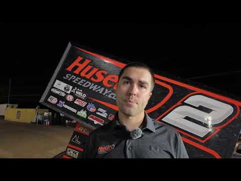 David Gravel discusses Wednesday's second-place finish at BAPS Motor Speedway - dirt track racing video image