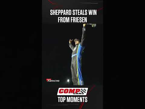 🥷 Matt Sheppard Steals Win From Stewart Friesen #comptopmoments #modifieds #stss - dirt track racing video image