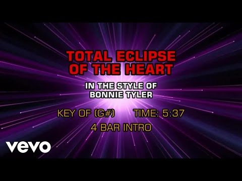 Bonnie Tyler - Total Eclipse Of The Heart (Karaoke) - UCQHthJbbEt6osR39NsST13g