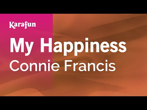 Karaoke My Happiness - Connie Francis * - UCbqcG1rdt9LMwOJN4PyGTKg