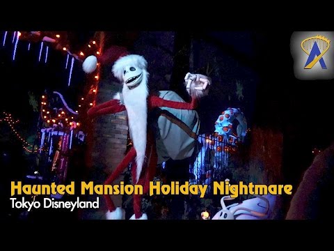 Haunted Mansion Holiday Nightmare Ride POV Tokyo Disneyland - UCFpI4b_m-449cePVasc2_8g