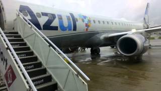 AZUL - Primeiro a entrar e filmar no avião em VIRACOPOS.