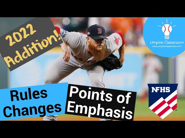 NFHS Baseball Rules – What You Need to Know
