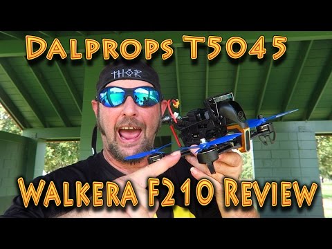 Review: Walkera F210 Racing Drone - DalProps T5045!!! (06.26.2016) - UC18kdQSMwpr81ZYR-QRNiDg