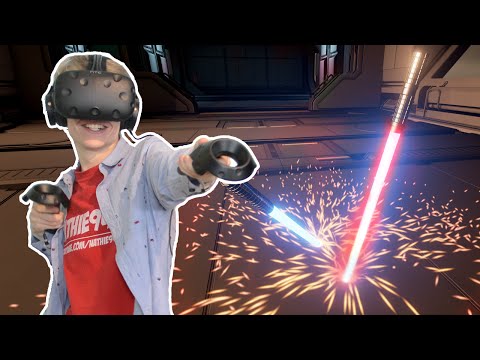 LIGHTSABER FIGHT TRAINING IN VIRTUAL REALITY! | Lightblade VR (HTC Vive Gameplay) - UCrJ6nAyzf6TXQHZegblxfmg