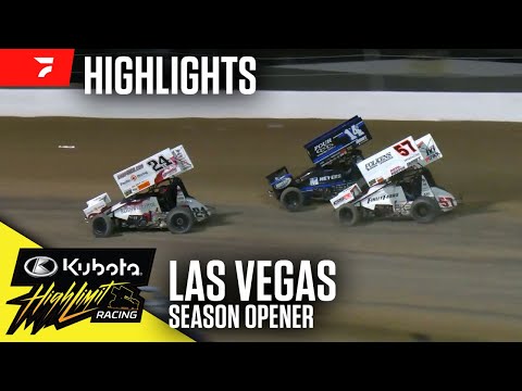 Season Opener | Kubota High Limit Racing at Las Vegas Motor Speedway 3/15/25 | Highlights - dirt track racing video image