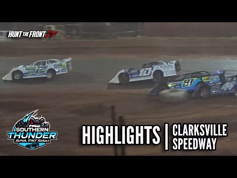 Highlights &amp; Interviews | Southern Thunder Series at Clarksville Speedway - dirt track racing video image