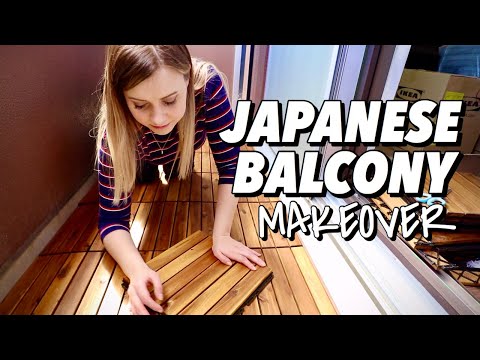 My Tiny Japanese Balcony Makeover π± #stayhome + DIY #withme