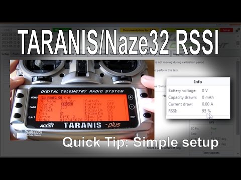 FrSky TARANIS/Naze32/Cleanflight Quick Tip - Setting up RSSI for an OSD with D4R-II - UCp1vASX-fg959vRc1xowqpw