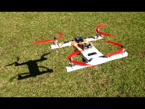 Wooden H 380 Quadcopter Flight. 2212 Motors KK2.1 Hobbyfans 30a ESC - UCIJy-7eGNUaUZkByZF9w0ww