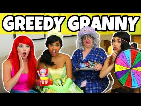 GREEDY GRANNY IN REAL LIFE CHALLENGE. (We Play Ariel vs Pocahontas vs Tiana) - UCPOIFuct7fjWKkiDRTNJqrg