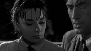 ROMAN HOLIDAY (1953) - Barge Fight & Kissing Scene - Movie Clips HD