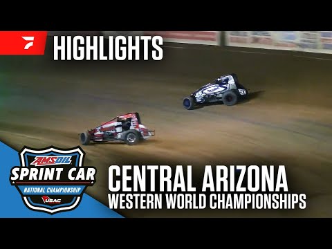 Western World Championships | USAC Sprints at Central Arizona Raceway 10/25/25 | Highlights - dirt track racing video image
