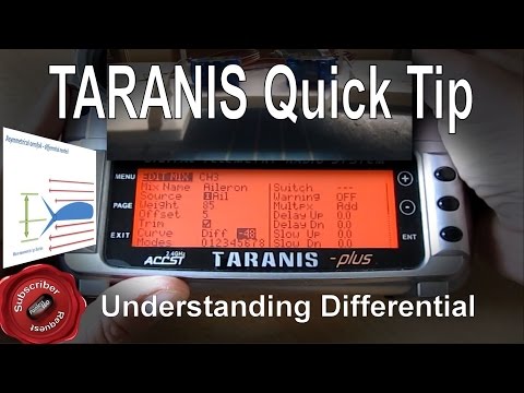 FrSky TARANIS Quick Tip – Explaining Differential (Diff) - UCp1vASX-fg959vRc1xowqpw