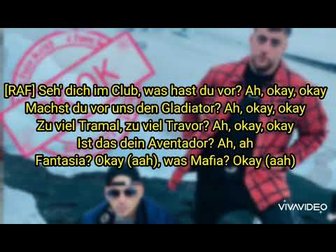 RAF Camora & KC Rebell - OK OK (Lyrics)