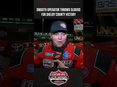 🍔 Bobby Pierce threw some sliders to get the #LucasDirt 🏁 at Shelby County Tuesday night. - dirt track racing video image