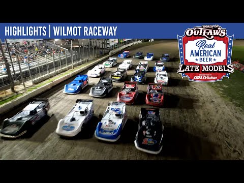 World of Outlaws Real American Beer Late Models | Wilmot Raceway | July 28, 2025 | HIGHLIGHTS - dirt track racing video image
