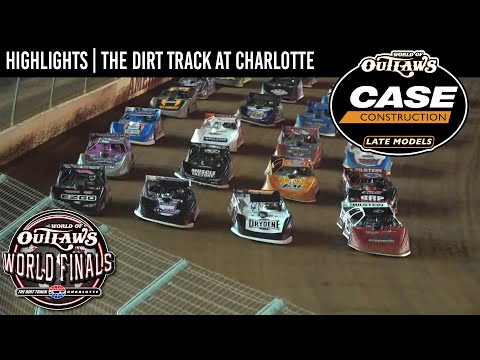 World of Outlaws CASE Late Models | The Dirt Track at Charlotte | Nov. 4, 2023 | HIGHLIGHTS - dirt track racing video image