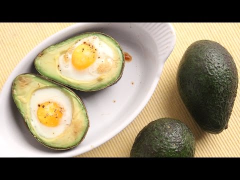 Avocado Baked Eggs Recipe - Laura Vitale - Laura in the Kitchen Episode 938 - UCNbngWUqL2eqRw12yAwcICg