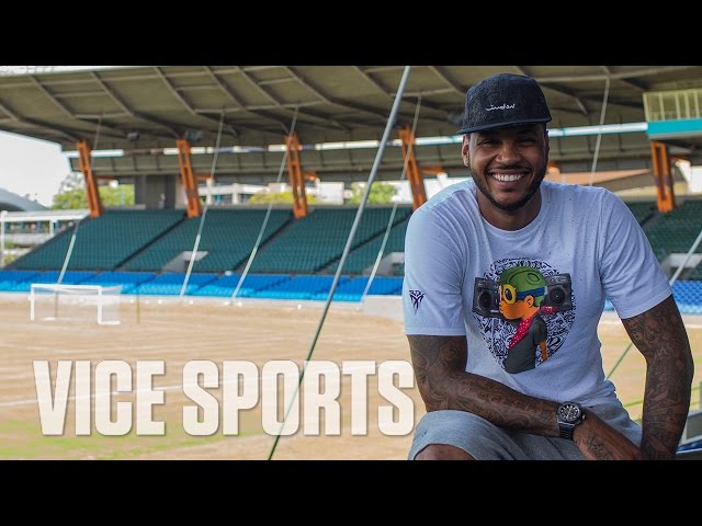 Puerto Rican NBA Player Carmelo Anthony
