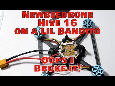 Newbeedrone Hive 16 on a Lil Bandito | Oops I Broke It! - UC47hngH_PCg0vTn3WpZPdtg