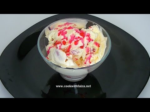 FRESH STRAWBERRY ICE CREAM *COOK WITH FAIZA* - UCR9WXUxcp0bR9OWi5ersIHw