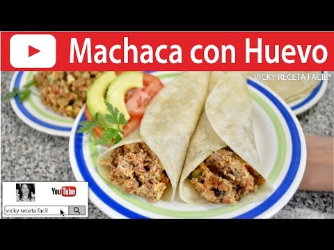 CÓMO HACER MACHACA CON HUEVO | Vicky Receta Facil - UCewhO42h_TIKZdntpI-v39g